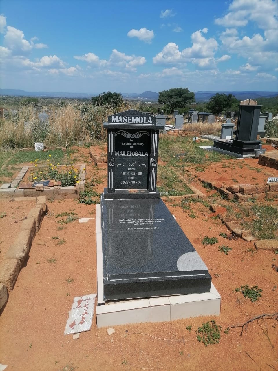 Bespoke granite memorial